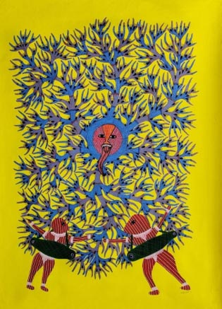 La peinture dans l’art tribal de l’Inde