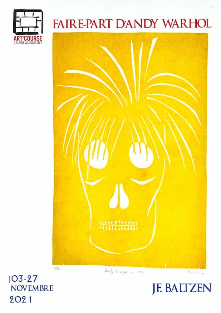 Faire-part d’Andy Warhol – JF.Baltzen