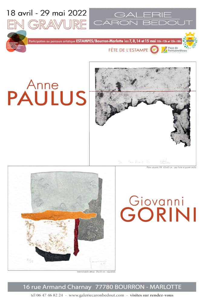 “En Gravure” – Anne Paulus et Giovanni Gorini