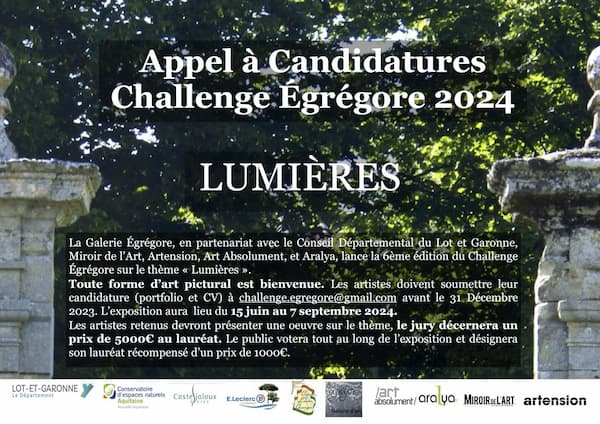 Appel à candidature – Challenge Égrégore 2024