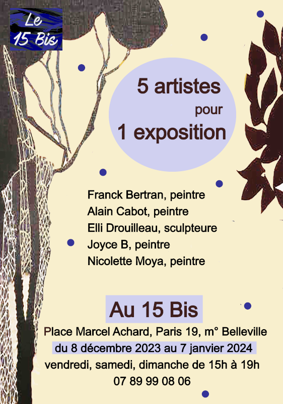 5 artistes pour une exposition