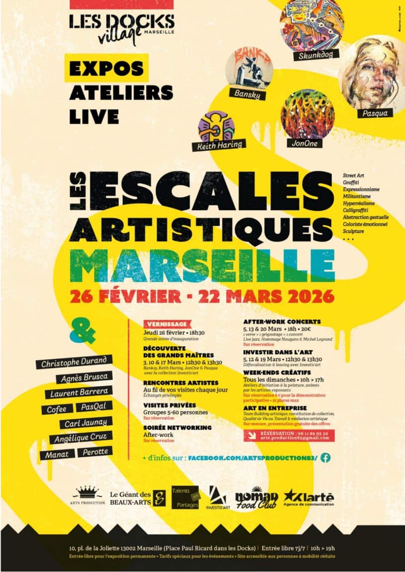 Les escales artistiques – Marseille